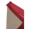Mihrap Desenli Kadife Seccade Bordo