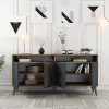 Milan 160cm Konsol (CEVİZ/ANTRASİT)
