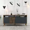 Milan 160cm Konsol (CEVİZ/ANTRASİT)