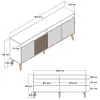 Milan Konsol (CEVİZ/CEVİZ)