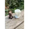 Mini Ayıcık Silikon Mum Kalıbı