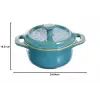 Mini Cocotte Set, 4lü, Yuvarlak, Ceramic By