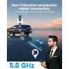 Mini SE Pro Kablosuz CarPlay ve Kablosuz Android Oto Adaptörü, USB-C/A Evrensel Araç Adaptörü iOS/Android için
