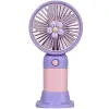Mini USB Fan, Taşınabilir, Pembe-Mor