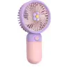 Mini USB Fan, Taşınabilir, Pembe-Mor