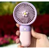 Mini USB Fan, Taşınabilir, Pembe-Mor