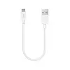 MiniCable USB-A - USB-C şarj kablosu, 30 cm