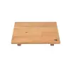 Minimalist Modern Ahşap Sunum Standı, %100 Doğal Meşe Masif Panel