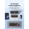MK350 Creator Pro Combo Sessiz 3 Kanallı Bluetooth + 2.4G Wireless Türkçe Q Klavye Mouse Seti (Grafit Gri)
