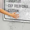 Modern Kapı Önü Paspası, Ev, Ofis ve Dış Mekân Kullanımı, 45x65