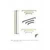 Modern Kulp, 192 mm, Saten Renk
