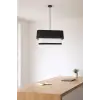 Modern Sarkıt Avize, Siyah-Beyaz, Çift Katmanlı Silindir Tasarım, E27 Duy