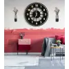 Modern Tablo Setli Ahşap Vıp Dekoratif Duvar Saati