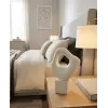 Modern Taş Biblo, Soyut İskandinav Tarzı, Krem Minimalist Masaüstü Objesi