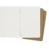 Moleskine Cahier 3lü Defter Kraft Cep Qp411