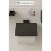 Moliette Yapışkanlı Tuvalet Kağıtlık - Antrasit