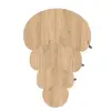 Moon 4lü Mdf Ahşap Zigon Sehpa, Meşe