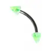 Moulin Curved Barbel Çelik Spike Piercing TDGR00901