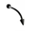 Moulin Curved Barbel Spike Çelik Piercing
