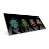 MP-Wffm 70x30 cm Kaymaz Tabanlı Gaming Oyuncu Mousepad Siyah