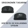 MS102 USB Kablolu 2400DPI 4 Tuşlu Mouse -Sessiz PC, Mac, Dizüstü Bilgisayar için, Windows, Linux ve Mac ile Uyumlu Sağ ve Sol Elle Kullanıma Uygun, 99gr Hafif Optik Mouse Siyah