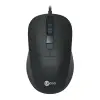 MS102 USB Kablolu 2400DPI 4 Tuşlu Mouse -Sessiz PC, Mac, Dizüstü Bilgisayar için, Windows, Linux ve Mac ile Uyumlu Sağ ve Sol Elle Kullanıma Uygun, 99gr Hafif Optik Mouse Siyah