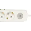 Multi-Let 4lü Anahtar-Topraklı Kablolu Ç.K 2m Priz