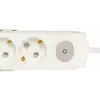 Multi-Let 4lü Anahtar-Topraklı Kablolu Ç.K 2m Priz