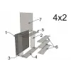 Multicase 4x2: 8 adet 1/24 ölçek model araba için