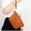 Muted Chestnut – Deri Makyaj Çantası