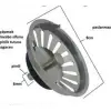 Mutfak Evye Sifon Süzgeci 8 mm ÇAP