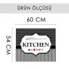 Mutfak Ocağı Arkası Kitchen Duvar Sticker - 60x54 cm