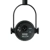 MV7+ Podcast Dynamic Microphone. Obs Certified; Enhanced Audio, LED Touch Panel, USB-C & Xlr Outputs, Auto Level Mode, Digital Pop Filter, Reverb Effects, Podcasting, Streaming, Recording -Black