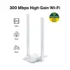 MW300UH, 300Mbps Yüksek Kazançlı Kablosuz USB Adaptörü