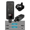 MX-2020 Functional Paket-2 Stüdyo Mikrofon Ses Kartlı Mikser Kulaklık Stand