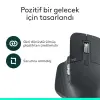 MX Master 3S Bluetooth Edition Performans Kablosuz Mouse, 8.000 DPI, Sessiz, Ergonomik, Ultra Hızlı Kaydırma, Çoklu Cihaz Özelliği, Bluetooth, Logi Bolt USB Alıcı, Siyah