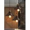 Mylights Retro Üçlü Rustik Avize Metal Sarkıt 30 Cm