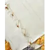 Nakışlı Püsküllü Masa Runner Dekoratif Sofra Tekstili
