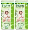 Natural E.Large Bebek Bezi 64lü