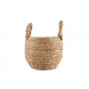 Naturel Kulplu Sepet, 22 cm