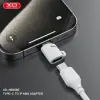 NB256E Lightning - Type-C Dönüştürücü Adaptör - Type-C Kablolarını iPhone Cihazlarda Kullanma Aparatı, Hızlı Veri Aktarımı ve Şarj Desteği, Beyaz