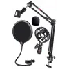 Nb39PSMX Mikrofon Standı, Shock Mount, Pop Filter ve Sünger Seti