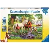 Nehirde Atlar 300 Parça Puzzle
