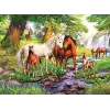 Nehirde Atlar 300 Parça Puzzle