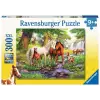Nehirde Atlar 300 Parça Puzzle