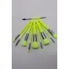 Neon Makyaj Fırçası Seti, 10lu