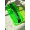 Neon Şeffaf Yeşil Makyaj ve Seyehat Çantası