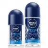 NIVEA MEN Erkek Roll-on Deodorant Fresh Active 50ml ve Mini Roll-on Fresh Active 25ml