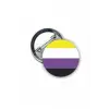Nonbinary Pride Flag Buton Rozet