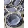 Noon Servis Tabağı Gri 30 Cm
